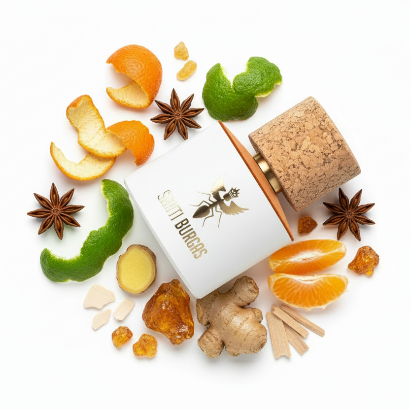 EGNARO con tapón de corcho de Santi Burgas perfumes de autor. Eau de parfum