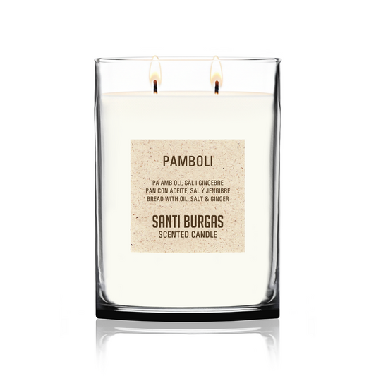 scented candle pamboli bread with oil, salt and ginger. Love
