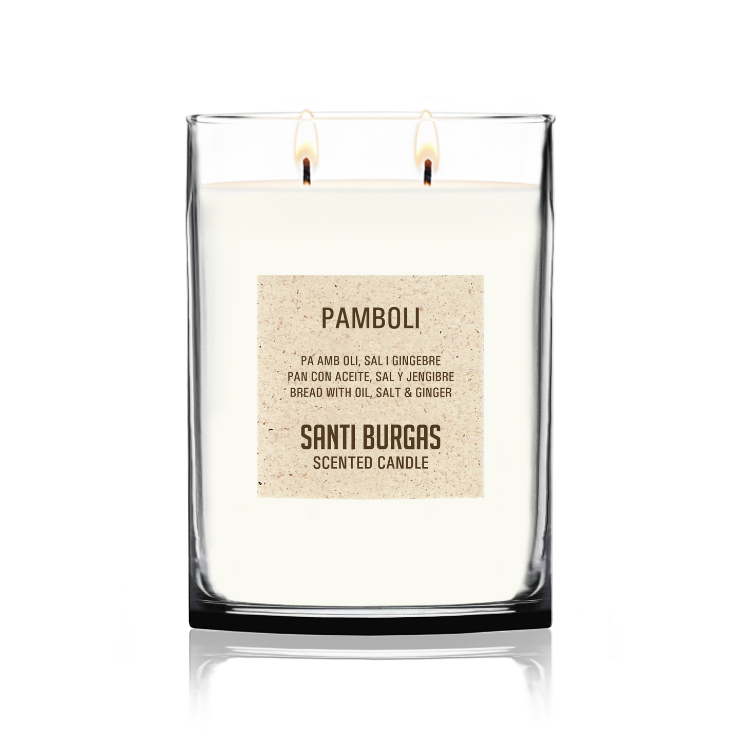 scented candle pamboli bread with oil, salt and ginger. Love